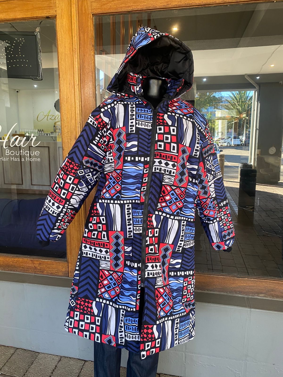 Long Line Hooded Jacket