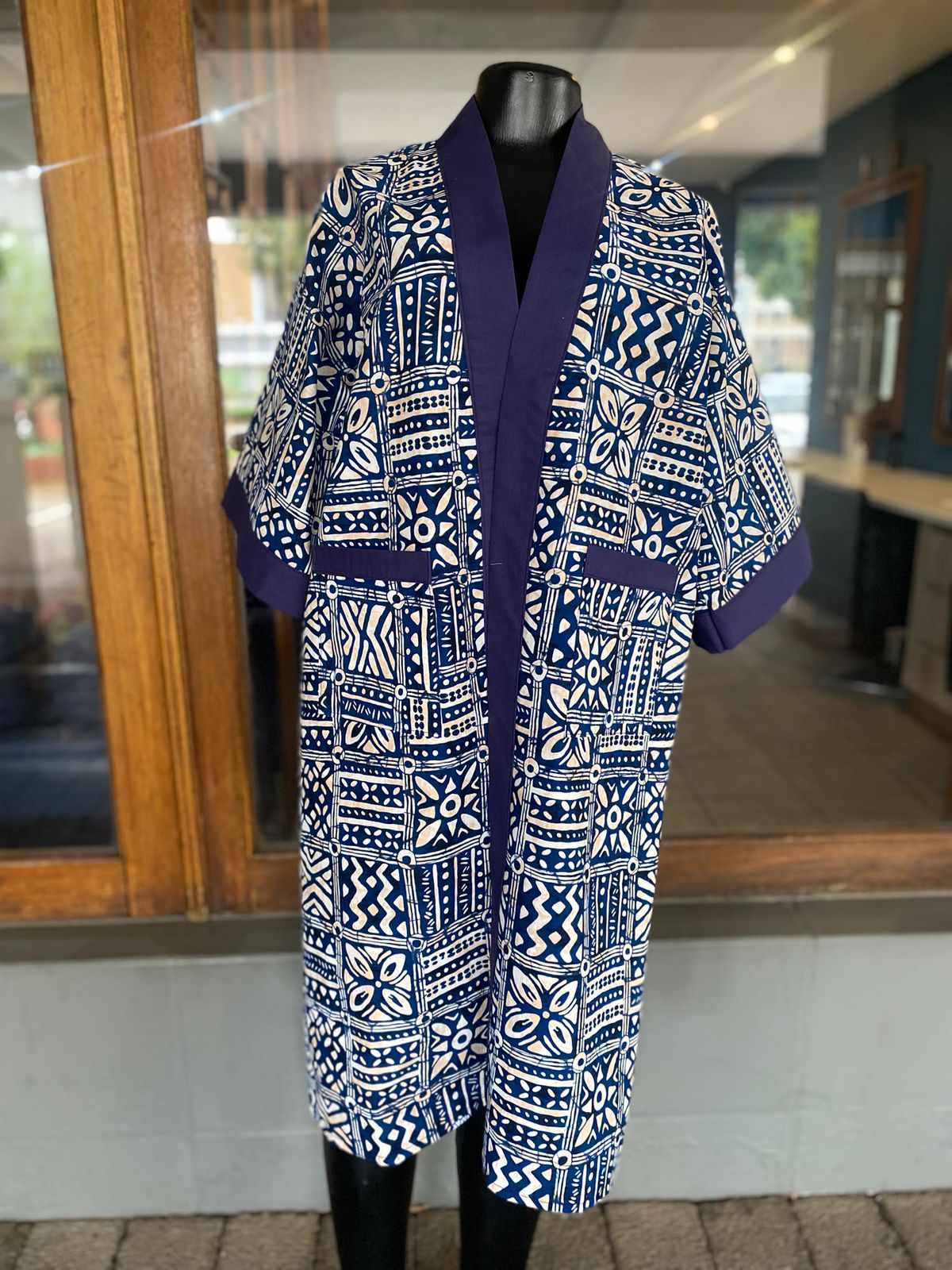 Printed Kimono Jacket