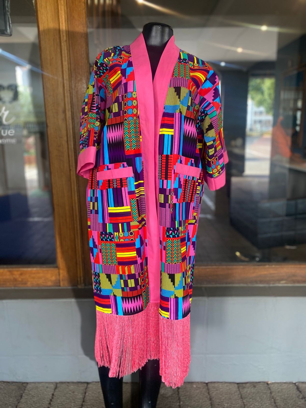 Fringed Kimono Jacket