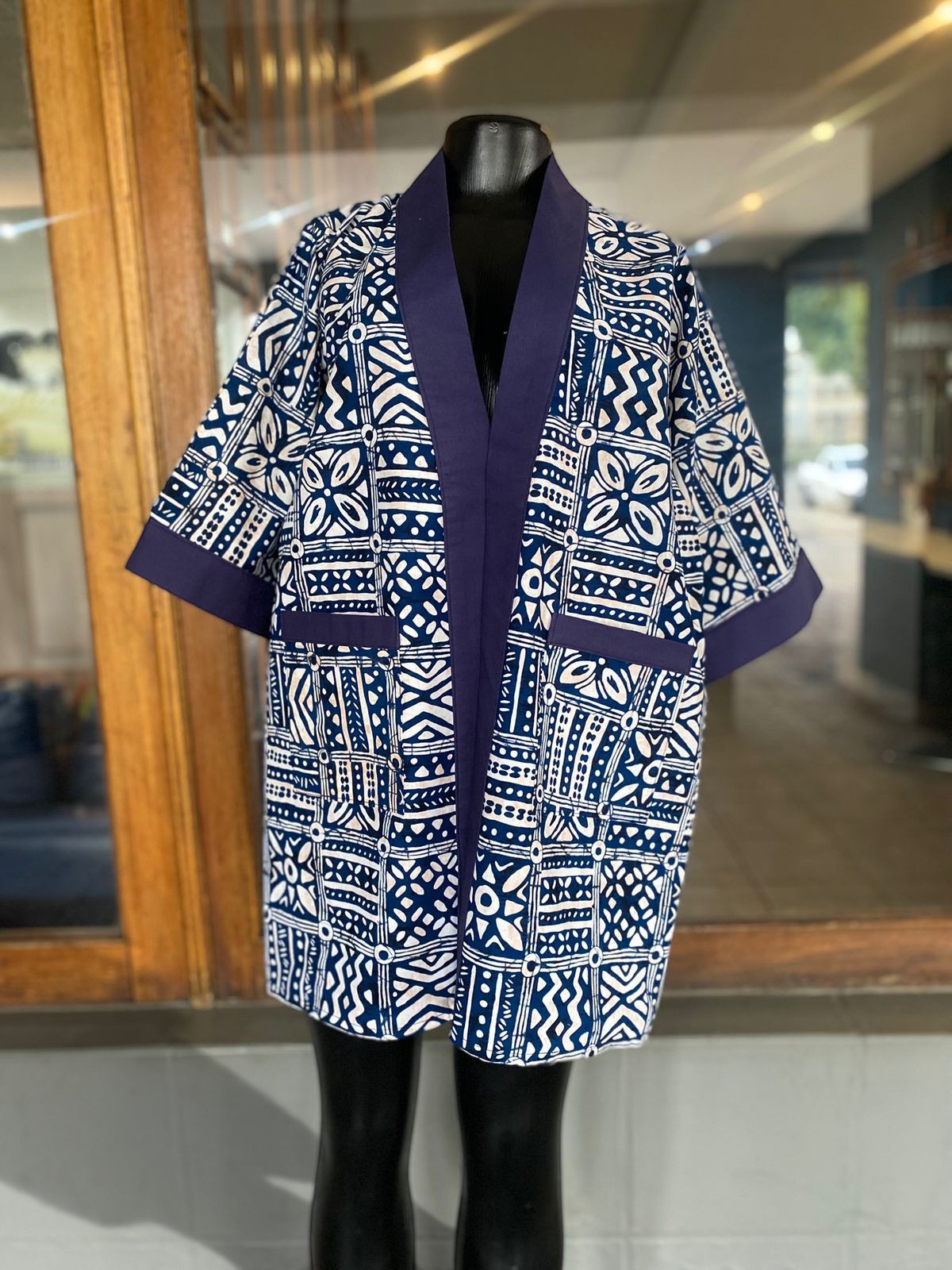 African Print Kimono Jacket