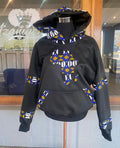 African Map Print Hoodie
