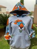 African Map Print Hoodie